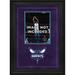 Charlotte Hornets Deluxe 8" x 10" Vertical Photograph Frame with Team Logo