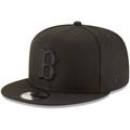 Boston Red Sox New Era Black on 9FIFTY Team Snapback Adjustable Hat -