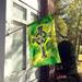 Caroline's Treasures Irish Celtic Cross 2-Sided Polyester 40 x 28 in. House Flag in Green/Yellow | 40 H x 28 W in | Wayfair BB5764CHF