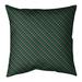 Latitude Run® Avicia Stripe Geometric Square Pillow Cover Polyester in Green | 16 H x 1 D in | Wayfair 14FB1028C6624A47BA04963CCB99DE7A