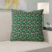 Latitude Run® Avicia Tropical Indoor/Outdoor Throw Pillow Polyester/Polyfill blend in Green/Blue | 18 H x 18 W x 9.5 D in | Wayfair