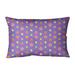 Latitude Run® Avicia Citrus Fruit Lumbar Pillow Polyester/Polyfill in Orange/Green/Indigo | 14 H x 20 W x 3 D in | Wayfair