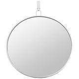 Varaluz Casa Stopwatch Polished Nickel 30" Round Wall Mirror