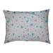 Tucker Murphy Pet™ Byrge Pink 90s Retro Pillow Polyester/Fleece in Pink/Indigo | Large (42.5 W" x 32.5" D x 14" H) | Wayfair