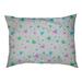 Tucker Murphy Pet™ Byrge Pink 90s Retro Pillow Polyester/Fleece in Green/Indigo | Large (42.5 W" x 32.5" D x 14" H) | Wayfair