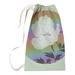 Winston Porter Steadman Vintage Japanese Flower Painting Laundry Bag Fabric in Gray/Green | Large (76.5" H x 29.5" W x 1.5" D) | Wayfair