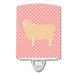 Caroline's Treasures English Leicester Longwool Sheep Check Ceramic Night Light Ceramic | 6 H x 3 W x 3 D in | Wayfair BB7974CNL