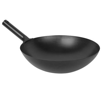 Thunder Group 16" 1 Piece Steel Mandarin Wok