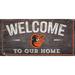 Baltimore Orioles 6'' x 12'' Welcome to Our Home Sign