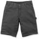 Carhartt Rigby Salopette short, noir-gris, taille 28