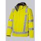 BP 2030-880-86-S Wetterschutzweste, Stehkragen und abnehmbare Kapuze, 205,00 g/m² 100% Polyester, Warngelb, S