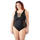 Cottelli Collection Body mit Schnürung, Schwarz, Größe XL Schwarz Large