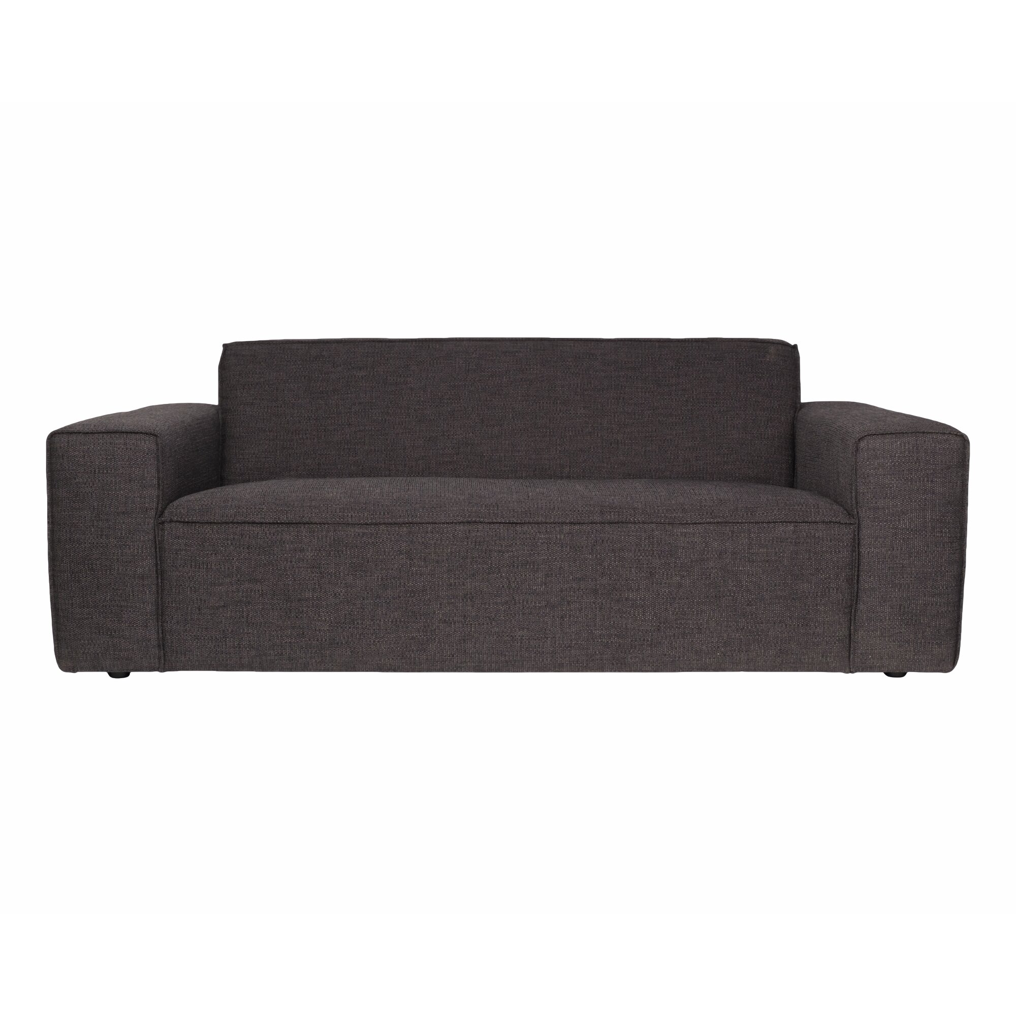 Zuiver 2,5-Sitzer Sofa Bor anthrazit anthrazit