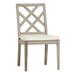 Summer Classics Haley Patio Dining Side Chair w/ Cushions Wood in Brown | 36.25 H x 20.75 W x 24.75 D in | Wayfair 294727+C2656258N