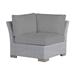 Summer Classics Club Woven Patio Lounge Chair w/ Cushions Metal/Wicker/Rattan in Gray | 29.5 H x 34 W x 34 D in | Wayfair 362024+C585H6258N