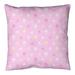 Ebern Designs Leffel Cupcake Floor Pillow Polyester/Polyfill blend in Pink/White/Yellow | 36 H x 36 W x 14 D in | Wayfair