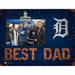 Detroit Tigers 8'' x 10.5'' Best Dad Clip Frame