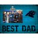 Carolina Panthers 8'' x 10.5'' Best Dad Clip Frame