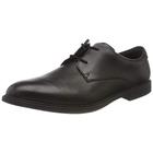 Clarks Men's Scala Loop Youth Lace up School Shoes, Black, 7.5 UK