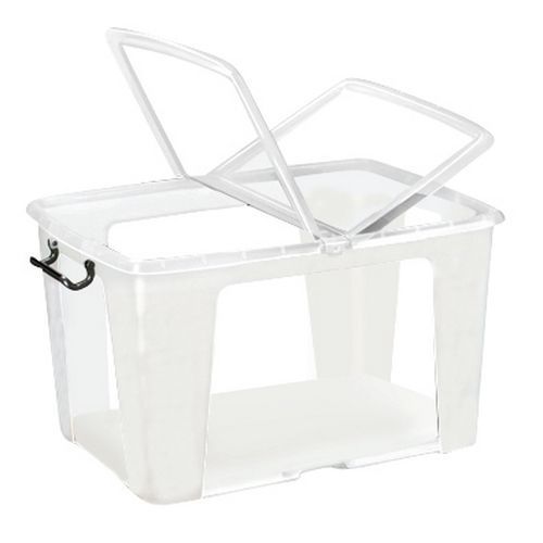 boite rangement multi-usage 65l transparent