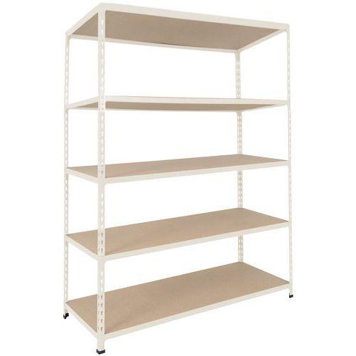 rayonnage manutan rapid 2 1830x1220x380 gris - 5 niveaux