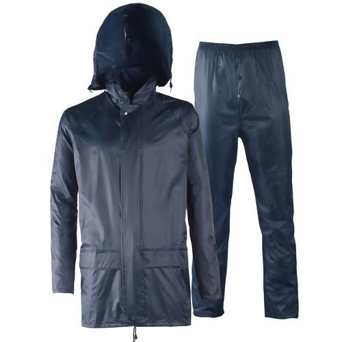 Ensemble De Pluie Vetipro Pvc Souple - L Bleu Marine - Singer Safety