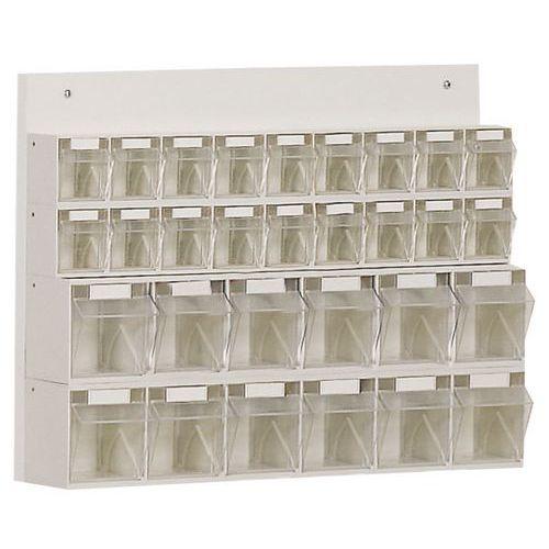 support mural 600*410mm 2*9 tiroirs + 2 *6 tiroirs