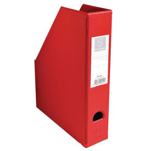 Porte-revues Pvc Dos 70mm Rouge - Exacompta
