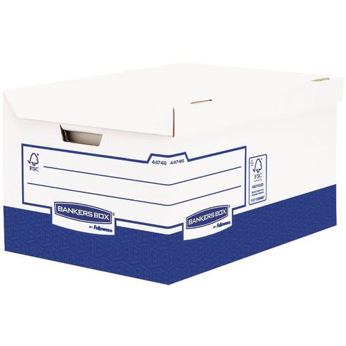 conteneur pour boîte d'archive bankers box heavy duty a4+