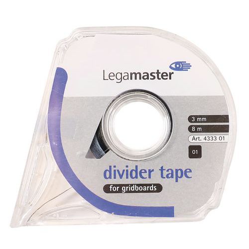 Bande De Séparation Pour Tableau 3.0 Mm X 8 M Noir - Legamaster