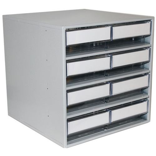 Blocs Avec Bas-tiroirs Pour Rangement 8 Tiroirs 4020 Transparents - Treston