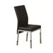 Latitude Run® Messersmith Side Chair Faux Leather/Upholstered in Black | 38 H x 18 W x 21 D in | Wayfair 93D968C98838462399167043A8AB8ADD