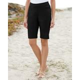 Draper's & Damon's Women's Slimtacular® Pull-On Shorts - Black - PM - Petite