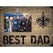 New Orleans Saints 8'' x 10.5'' Best Dad Clip Frame