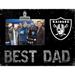 Las Vegas Raiders 8'' x 10.5'' Best Dad Clip Frame