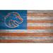 Boise State Broncos 11'' x 19'' Distressed Flag Sign