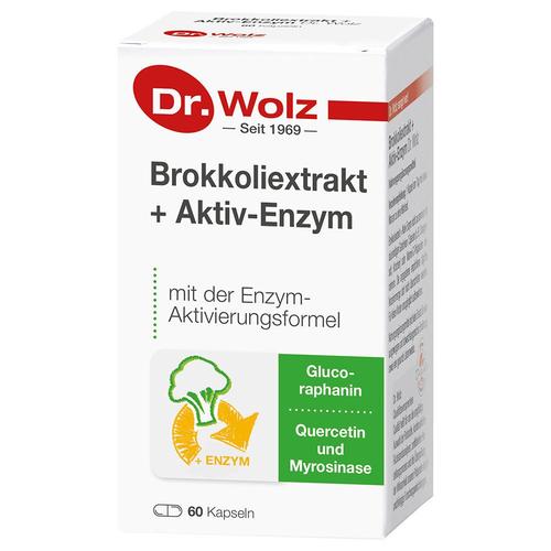 Brokkoli EXTRAKT+Aktiv-Enzym Dr.Wolz msr.Kaps. 60 St Kapseln magensaftresistent