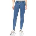 Freddy WR.UP® Regular-Rise Super Skinny Trousers in Light Jersey Denim - Clear Jeans-Yellow Seams - Large