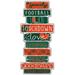 Miami Hurricanes 5'' x 24'' Celebrations Stack Sign