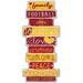 Iowa State Cyclones 5'' x 24'' Celebrations Stack Sign