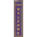 LSU Tigers 12'' x 48'' Door Leaner Welcome Sign