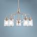 Lawrenceville 24" Wide Brushed Nickel 5-Light Dinette Chandelier