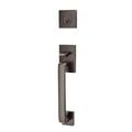 Emtek Baden Single Cylinder Keyed Entry Handleset in Brown | 18 H x 3 W x 3 D in | Wayfair 4820HLOUS10BRH