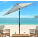 Beachcrest Home™ Market Umbrella Metal in Brown | 98.82 H in | Wayfair 149609AA1156424B8D90FDCE07519B78