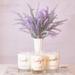 Luna Candle Co. Lavender Scented Jar Candle Soy, Glass in White | 4.25 H x 3.37 W x 3.37 D in | Wayfair scentedcandle43368