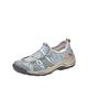 Rieker L0561 Halbschuh, Damen, Blue Adria Heaven Silverflower 12, 38 EU