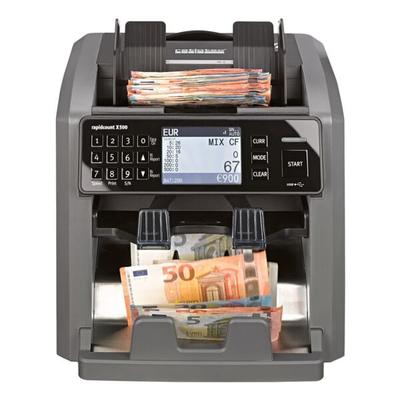 ratiotec Banknotenzählmaschine »Rapidcount X 500« grau, 33.5x33.5x33.5 cm