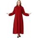 IvyRobes Unisex Clergy Cassock Robe for Adults Pulpit Anglican Priest Vestments Chasubles Black Red
