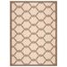 "Courtyard Collection 4' X 5'-7"" Rug in Beige And Brown - Safavieh CY6009-232-4"