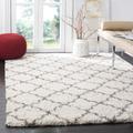 Hudson Shag Collection 6' X 9' Rug in Ivory And Grey - Safavieh SGH282A-6